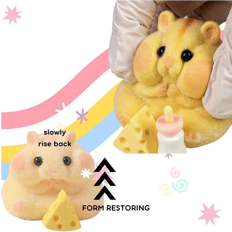 FUSKED Flufies Hamster Squishy Toy Pack - Soft Stress Relief Squeeze Balls for Kids and Adults - Image 5